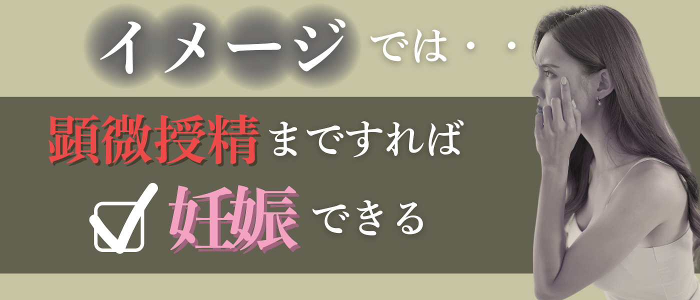 顕微授精で妊娠
