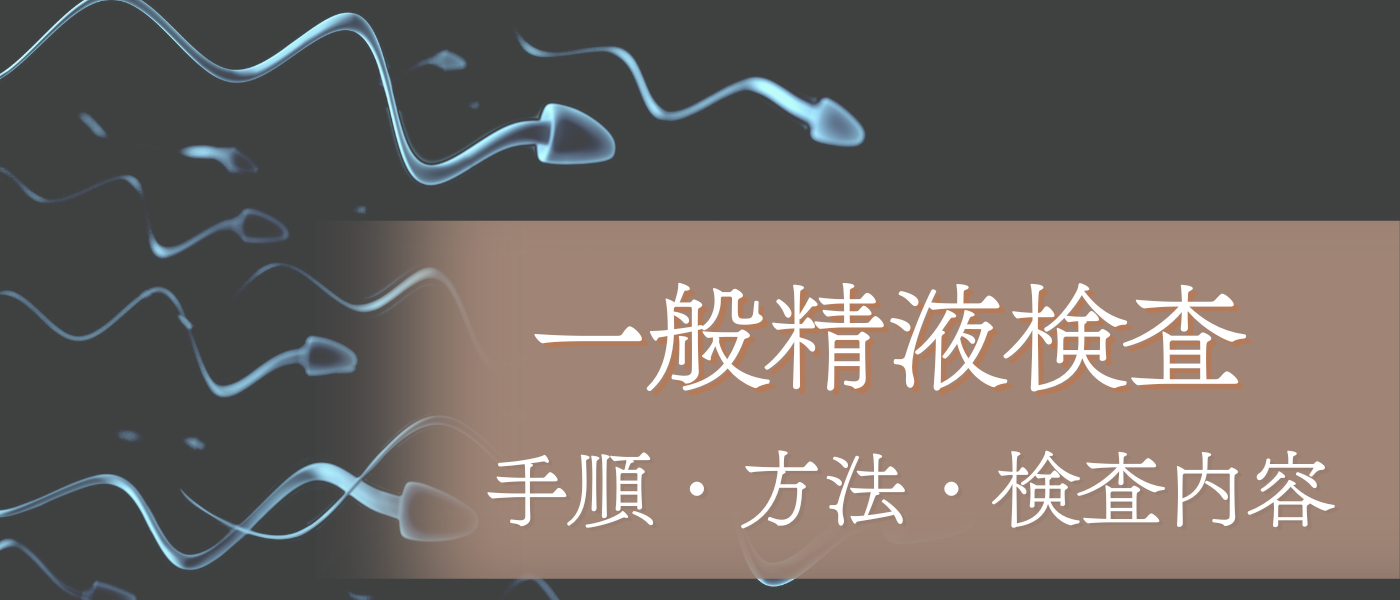 【不妊治療】一般精液検査の手順方法検査内容