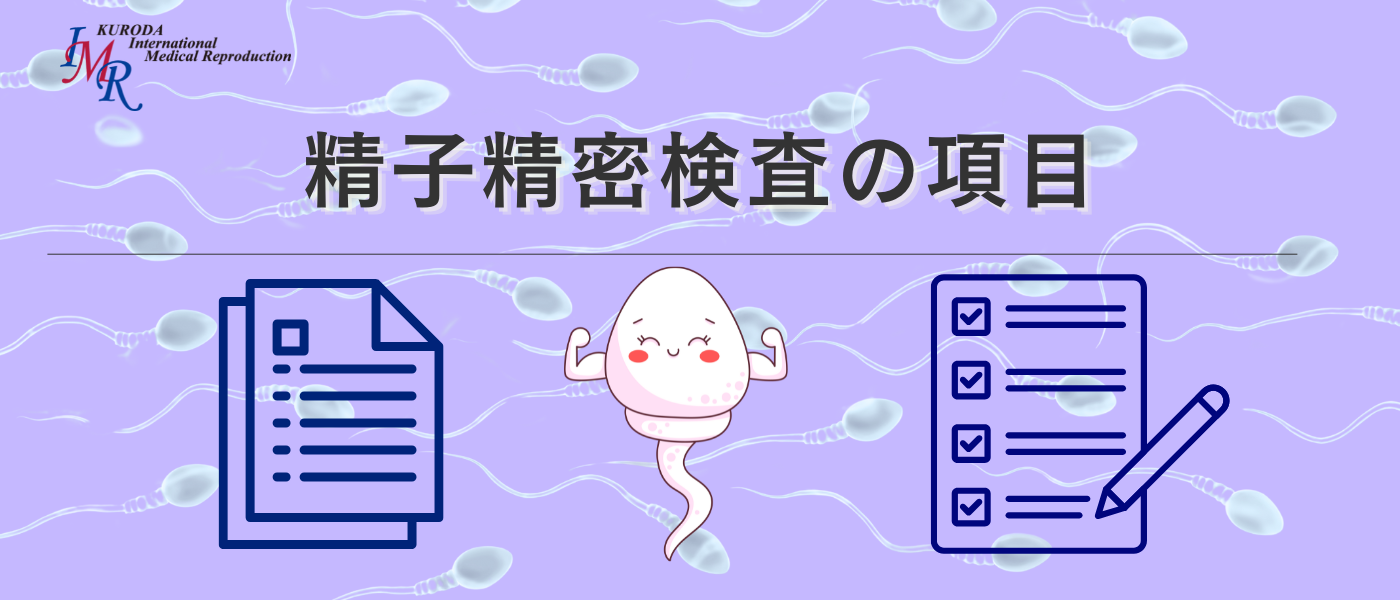 【不妊治療】黒田IMRの精子精密検査の項目
