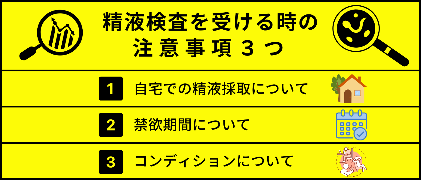 【不妊治療】精液検査を受ける時の注意点３つ